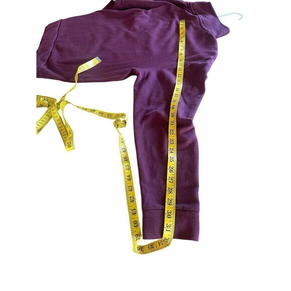 PINK Victoria’s Secret Womens Maroon Quarter Zip Pullover Sweatshirt Size Large - Picture 5 of 11